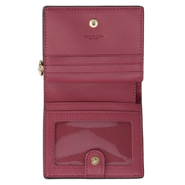 コーチファクトリー COACH FACTORY 財布 二つ折り財布 折りたたみ財布 小銭入れ付き CF522 IMCHK メンズ ホワイト 財布 使いやすい ブラ_3