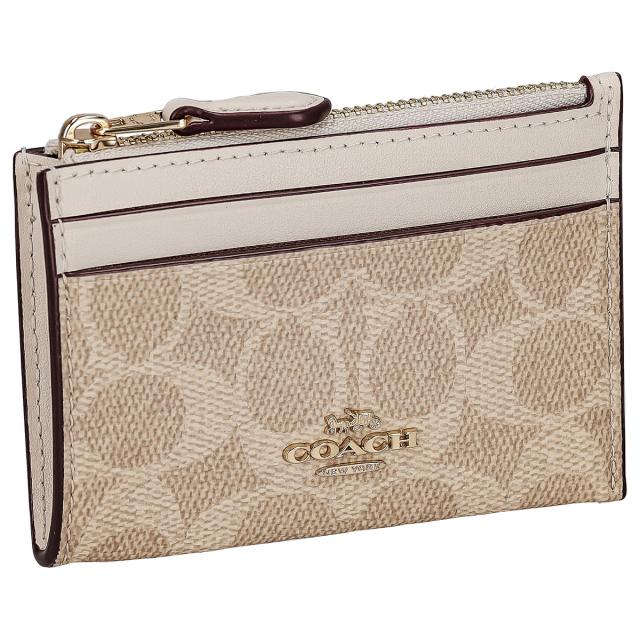 コーチファクトリー COACH FACTORY コインケース 小銭入れ CW870 IMXDM レディース メンズ ユニセックス サンド チョーク ベージュ 財布 の通販は