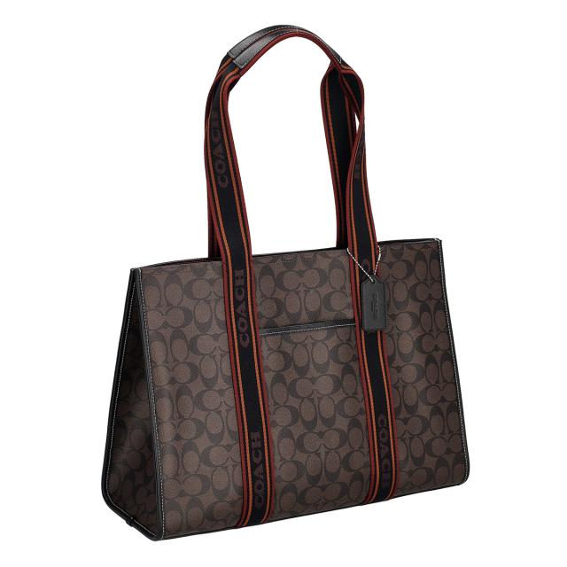 コーチファクトリー COACH FACTORY アウトレット バッグ ハンドバッグ トートバッグ 手提げ CM865/SVBMC レディース ブラウン+ブラック