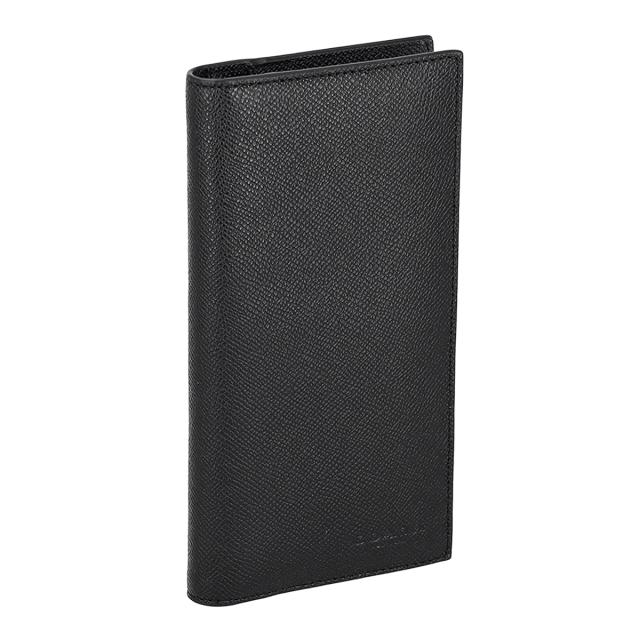コーチファクトリー COACH FACTORY コーチアウトレット 財布 長財布 小銭入れなし CW355/BLK メンズ ブラック 本革 レザー 二つ折り長財