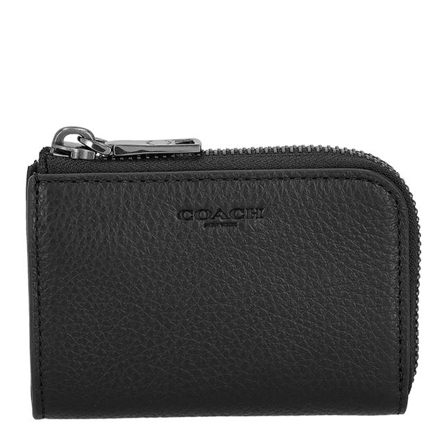 コーチ ファクトリー アウトレット COACH FACTORY 財布 コインケース 小銭入れ キーリング付き CW358 QB/BK メンズ ブラック 財布 小銭入_2