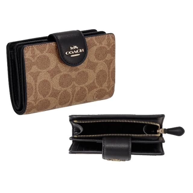 コーチファクトリー コーチアウトレット 財布 二つ折り財布 折りたたみ