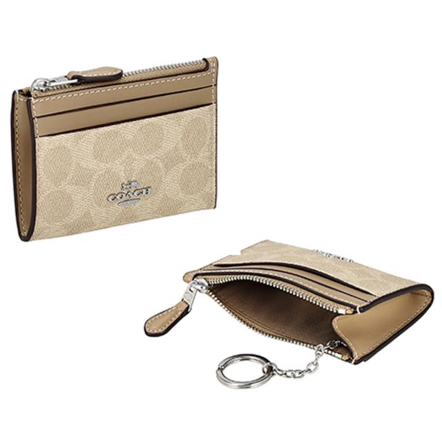 コーチ ファクトリー アウトレット COACH FACTORY 財布 コインケース 小銭入れ キーリング付き カードケース パスケース CW870 SVPWH 財_1
