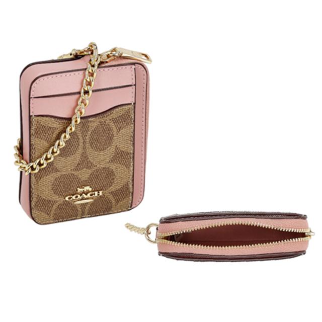 コーチ ファクトリー アウトレット COACH FACTORY 財布 コインケース 小銭入れ フラグメントケース CW883 IMXB0 ジップ カード ケース 財_1