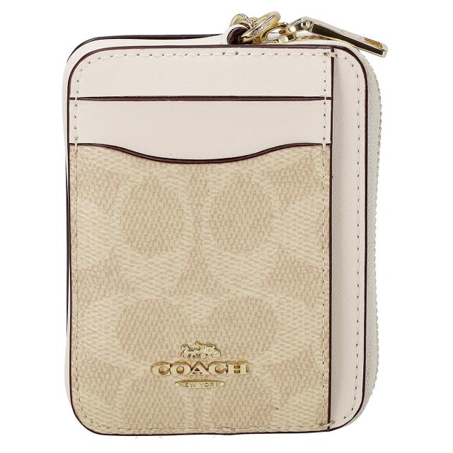 コーチ ファクトリー アウトレット COACH FACTORY 財布 コインケース 小銭入れ フラグメントケース CW883 IMXDM ジップ カード ケース 財_2