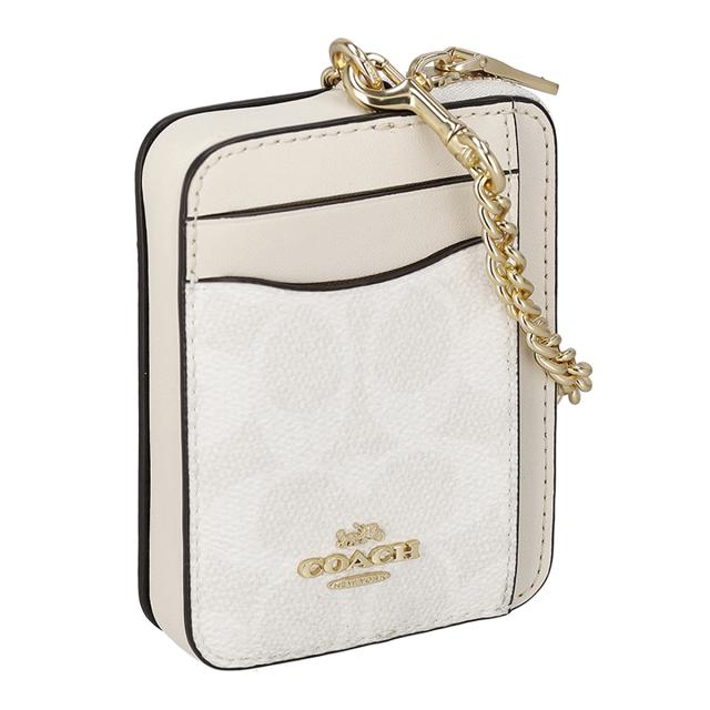 コーチ ファクトリー アウトレット COACH FACTORY 財布 ケース 小銭入れ CW883 IMXU5 レディース メンズ ユニセックス ホワイト 財