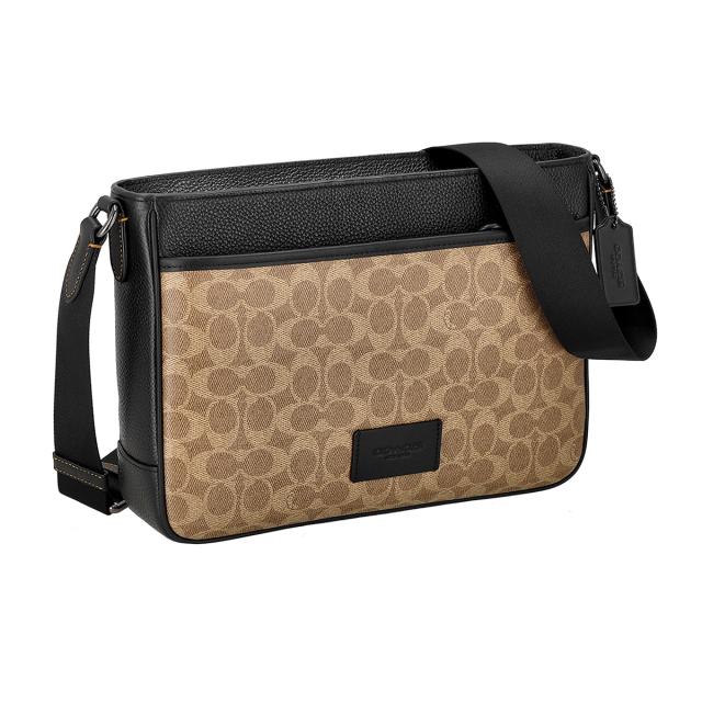 コーチファクトリー COACH FACTORY バッグ ショルダーバッグ 斜めがけショルダーバッグ CY824 QBNRX メンズ ブラウン+ブラック 斜め掛け