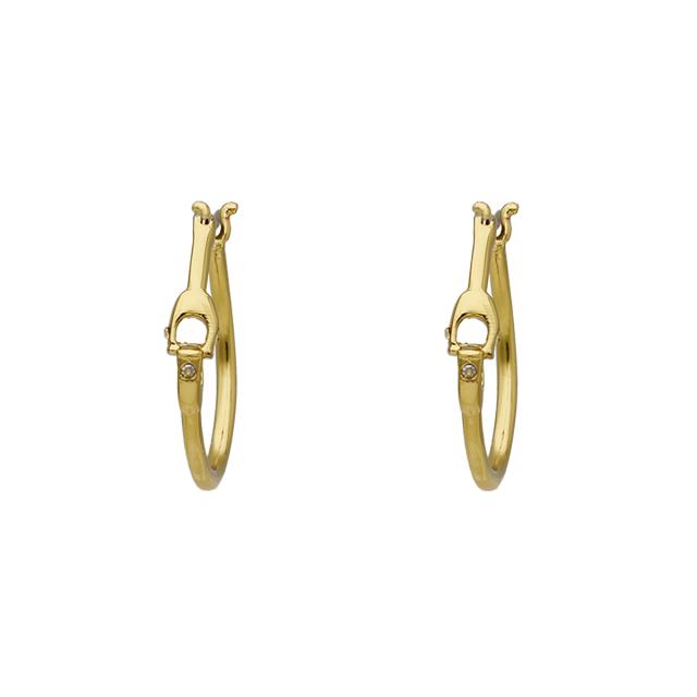 コーチ COACH アクセサリー ジュエリー ピアス フープ 408160 GD710 E レディース ゴールド ピアス アクセサリー ブランド 人気 おしゃれ