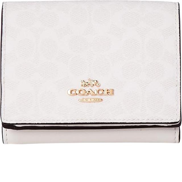 コーチファクトリー COACH FACTORY コーチアウトレット 財布 三つ折り財布 折りたたみ財布 小銭入れ付き 91806 IMRFF レディース ミニ財