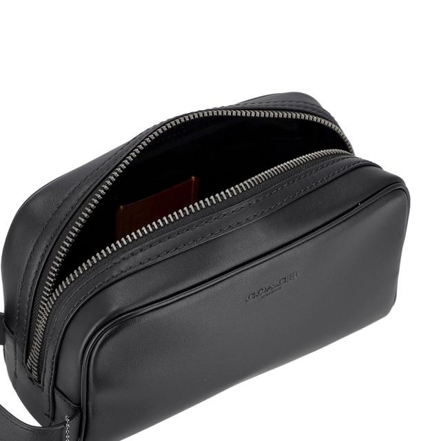 コーチ ファクトリー アウトレット COACH FACTORY バッグ クラッチバッグ セカンドバッグ CAT30 QB BK スモール トラベル キット メンズ_4