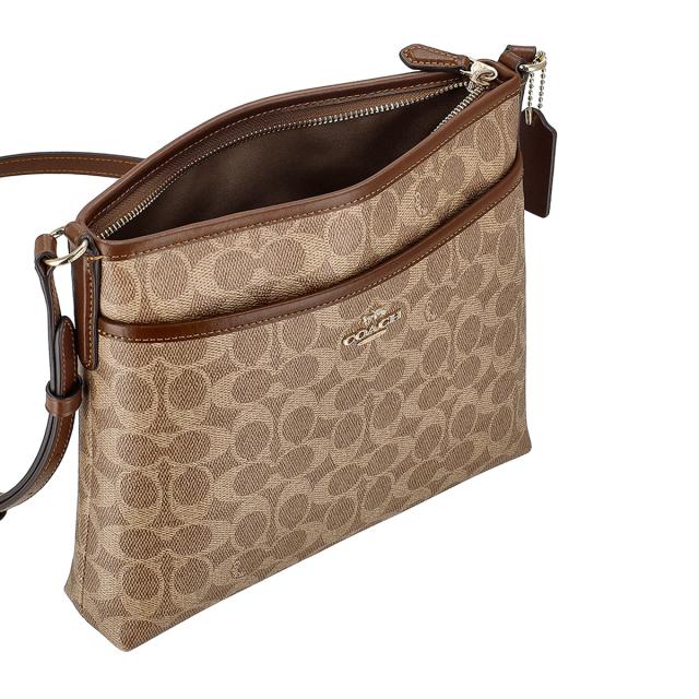 コーチファクトリー COACH FACTORY コーチアウトレット バッグ ショルダーバッグ 斜め掛けバッグ CCQ21 IMXHE レディース ブラウン 斜め_4