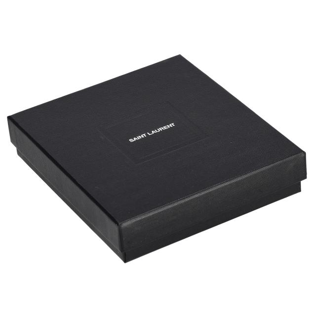 サンローラン SAINT LAURENT 財布 二つ折り財布 折りたたみ財布 小銭入れ付き 4632490SX0E 1000 メンズ ブラック 本革 レザー 財布 使い_5
