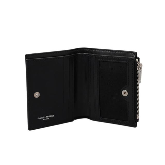 サンローラン SAINT LAURENT 財布 二つ折り財布 折りたたみ財布 小銭入れ付き 575726 0SX0E 1000 WALLET レディース ブラック 財布 使い_2