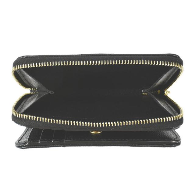 サンローラン SAINT LAURENT 財布 二つ折り財布 折りたたみ財布 小銭入れ付き 668288 BOW01 1000 レディース ブラック 財布 使いやすい_5