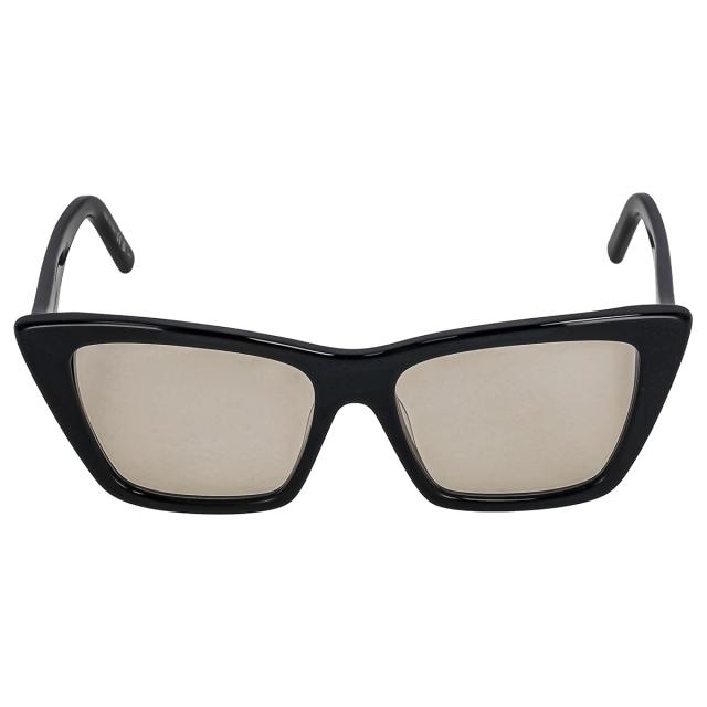サンローラン SAINT LAURENT サングラス UVカット SL 276 MICA-039 アイウェア バタフライ レディース ブラック 紫外線対策 サングラス 