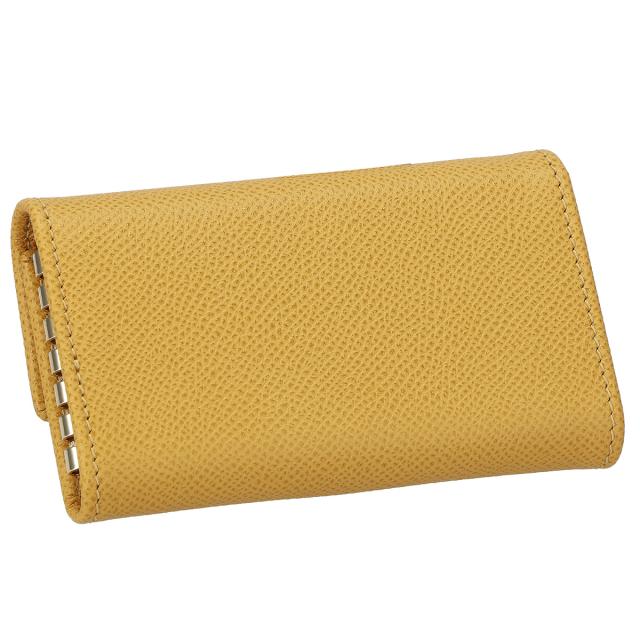 Salvatore Ferragamo イエローレザーキーケース 超美品】Ferragamo