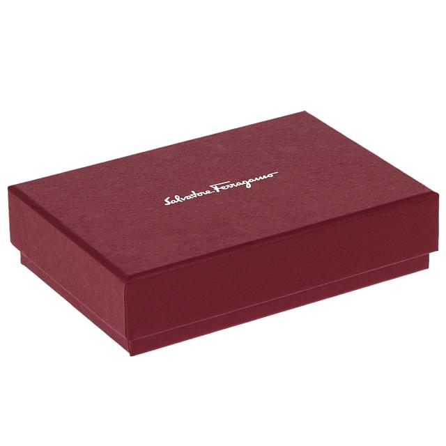 フェラガモ Ferragamo 財布 長財布 小銭入れ付き 66A069 733359 ガンチーニ NER/D.RAIN ブラック 二つ折り長財布 ブランド 財布 おしゃれ_5