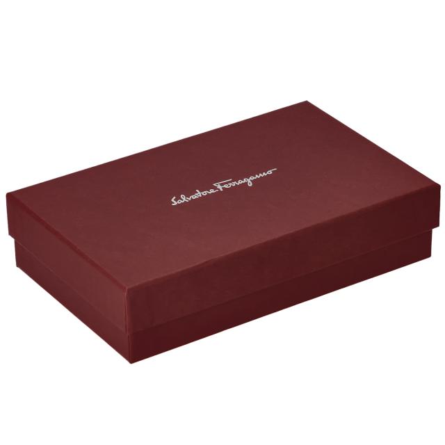 フェラガモ Ferragamo 財布 長財布 小銭入れ付き 66A069 744862 ガンチーニ DEEP OCEAN/NER ネイビー系 二つ折り長財布 ブランド 財布 お_5