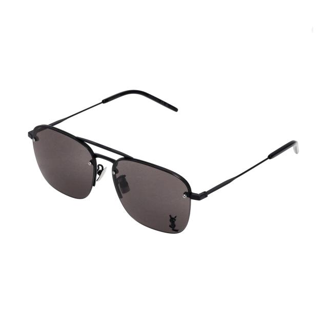 サンローラン Saint Laurent サングラス アイウェア UVカット ウェリントン SL 309 M-005 レディース ブラック 紫外線対策 サングラス ブ