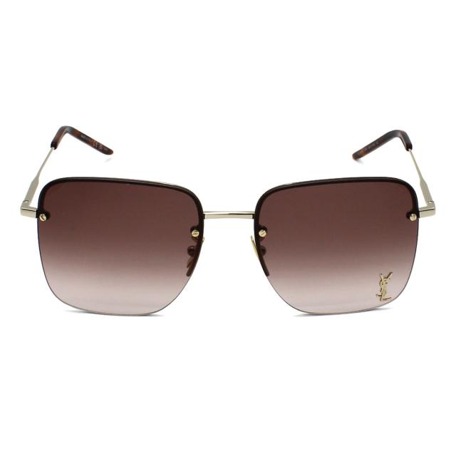 サンローラン SAINT LAURENT サングラス ノーズパット UVカット アイウェア スクエア SL 312 M 008 ユニセックス 国内正規品 紫外線対策_1