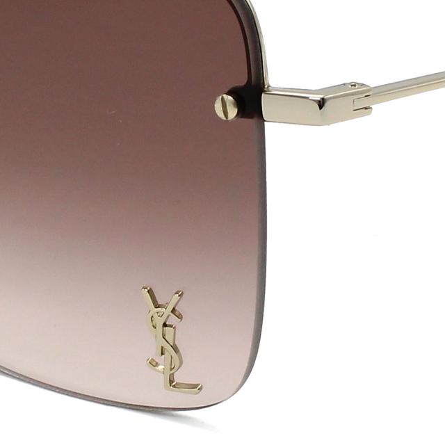 サンローラン SAINT LAURENT サングラス ノーズパット UVカット アイウェア スクエア SL 312 M 008 ユニセックス 国内正規品 紫外線対策_3