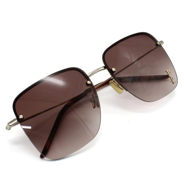 サンローラン SAINT LAURENT サングラス ノーズパット UVカット アイウェア スクエア SL 312 M 008 ユニセックス 国内正規品 紫外線対策_6