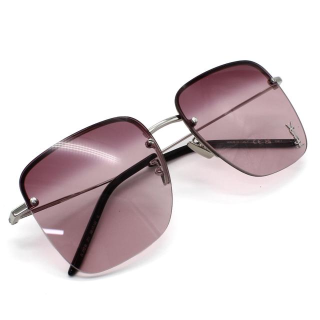 サンローラン SAINT LAURENT サングラス ノーズパット UVカット アイウェア スクエア SL 312 M 011 ユニセックス 国内正規品 紫外線対策_6