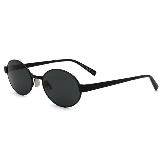 サンローラン SAINT LAURENT サングラス ノーズパット UVカット アイウェア オーバル SL692-001 メンズ レディース ブラック 国内正規品