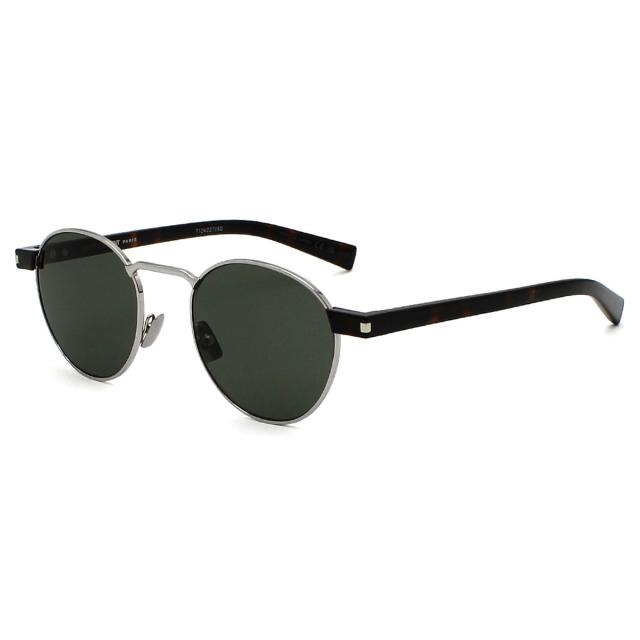 サンローラン SAINT LAURENT サングラス ノーズパット UVカット アイウェア ラウンド SL707-001 メンズ レディース 国内正規品 紫外線対