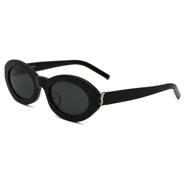 サンローラン SAINT LAURENT サングラス アジアンフィット アイウェア UVカット オーバル SL M136/F 001 国内正規品 紫外線対策 サングラ