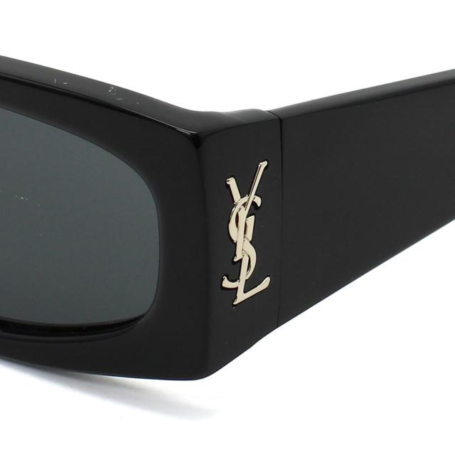 サンローラン SAINT LAURENT サングラス アジアンフィット UVカット アイウェア スクエア SLM140/F-001 メンズ レディース 国内正規品 紫_3