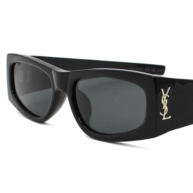 サンローラン SAINT LAURENT サングラス アジアンフィット UVカット アイウェア スクエア SLM140/F-001 メンズ レディース 国内正規品 紫_6