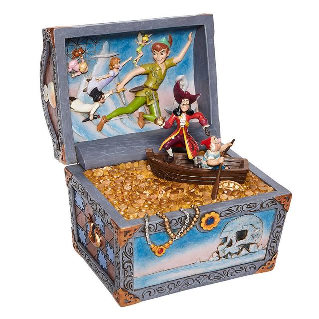 ジム ショア Jim Shore ディズニー トラディション Disney Traditions ピーターパン トレジャーチェスト 6008063 マルチカラー 置物 インテリア インテリア 可愛い プレゼント 贈り物 クリスマス 誕生日 ピーターパン フック船長 宝箱 お宝 財宝 15,540円