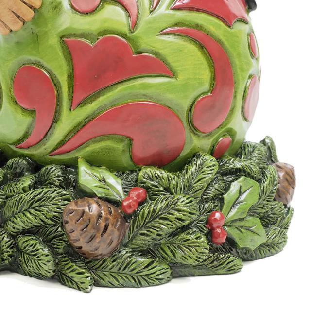 スヌーピー　陶器　クリスマス　飾り　ビンテージ Vintage Ceramic Peanuts Ornament Snoopy With A Christmas Wreath