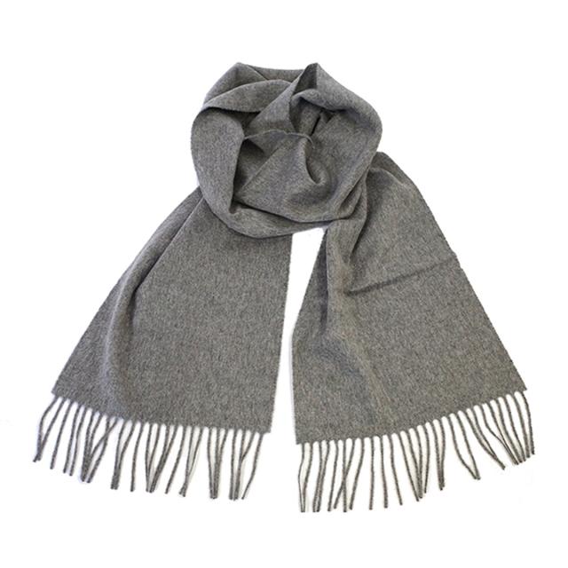 ジョンストンズ JOHNSTONS マフラー WA000016HA0300 プレーン スカーフ カシミア メンズ レディース GRANITE  グレー系 ブランド カシミヤ 誕生日プレゼント おしゃれ 贈り物 彼女 彼氏 秋冬 防寒 巻物 バレンタイン クリスマス プレゼント ギフト 羽織