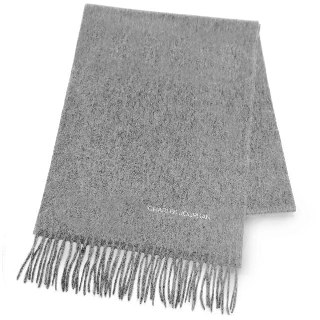 シャルルジョルダン CHARLES JOURDAN マフラー R9904 LT.GREY カシミア ストール メンズ レディース ライトグレーマフラー ブランド クリ