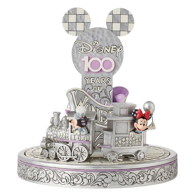 Disney100 ジム ショア Jim Shore ディズニー トラディション Disney Traditions トレイン フィギュア 置物 6013196 100周年記念 限定デ_1