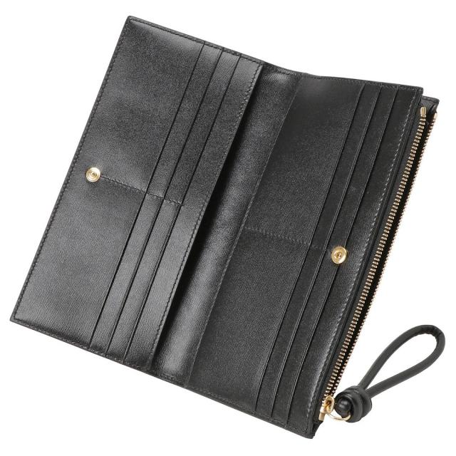 ジルサンダー Jil Sander 長財布 J07UI0008-P4841 001 小銭入れ付き 二つ折り長財布 長札 レディース メンズ ブラック二つ折り長財布 本_2