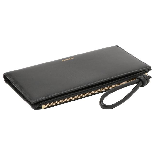 ジルサンダー Jil Sander 長財布 J07UI0008-P4841 001 小銭入れ付き 二つ折り長財布 長札 レディース メンズ ブラック二つ折り長財布 本_3