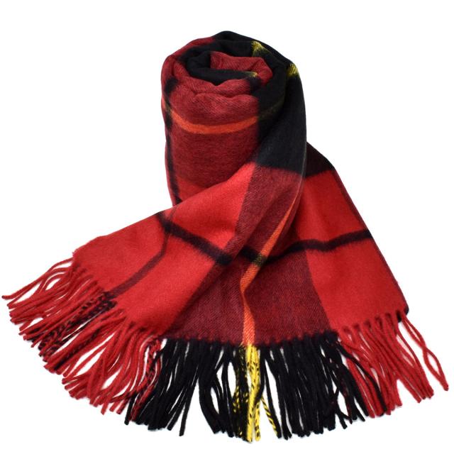 ジョンストンズ Johnstons マフラー WA000056KU0099 22 タータンチェック カシミヤ ストール 大判 メンズ レディース WALLACEメンズ マフ