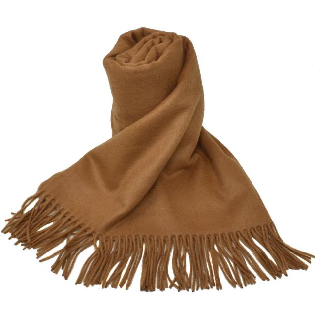 ジョンストンズ Johnstons 大判 マフラー ストール WA000056SB3022 WA56 2022AW レディース メンズ ユニセックス Dark Camel ブラウン マ