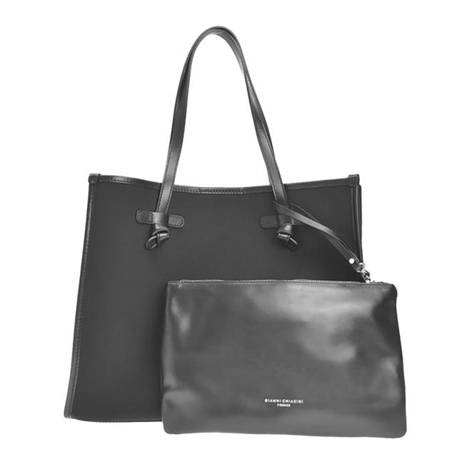 ジャンニキアリーニ GIANNI CHIARINI バッグ トートバッグ ポーチ付き BS 6850/23PE CNV-SE BK レディース NERO-CORDA ブラック トート