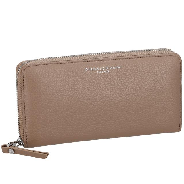 ジャンニキアリーニ GIANNI CHIARINI 財布 長財布 ラウンドファスナー長財布 小銭入れ付き PF 5042 GRN/DOVE レディース ベージュ 二つ折