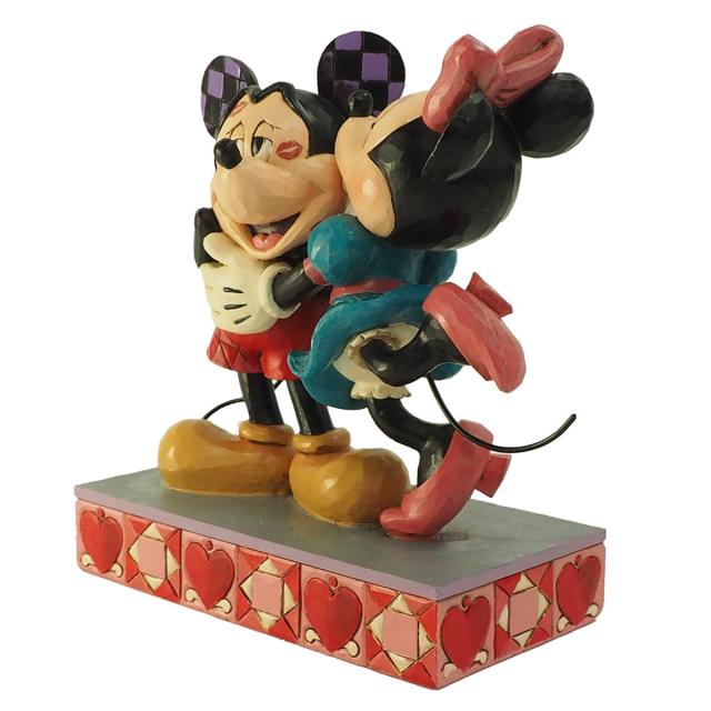 ジム ショア Jim Shore ディズニー トラディション Disney Traditions ミッキー＆ミニー キスマーク 置物 人形 6016327 ミッキーマウス_2