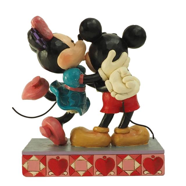 ジム ショア Jim Shore ディズニー トラディション Disney Traditions ミッキー＆ミニー キスマーク 置物 人形 6016327 ミッキーマウス_4