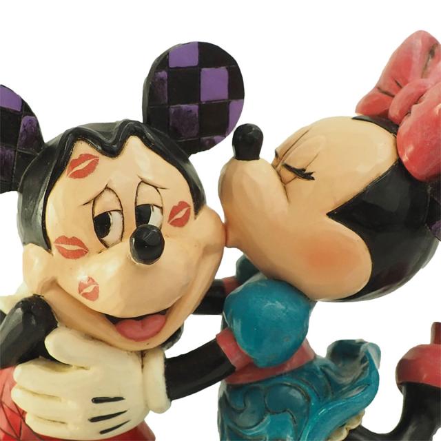 ジム ショア Jim Shore ディズニー トラディション Disney Traditions ミッキー＆ミニー キスマーク 置物 人形 6016327 ミッキーマウス_6