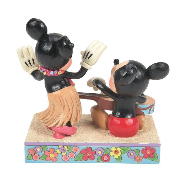 ジム ショア Jim Shore ディズニー トラディション Disney Traditions ミッキー＆ミニー ハワイ フィギュア 置物 6016330 インテリア お_2