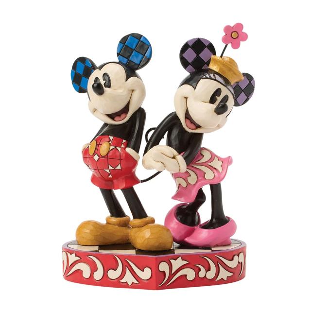 ジム ショア ディズニー トラディション Disney Traditions ミッキー＆ミニー テイルズ オブ トゥルーラブ 置物 6017844 インテリア おし