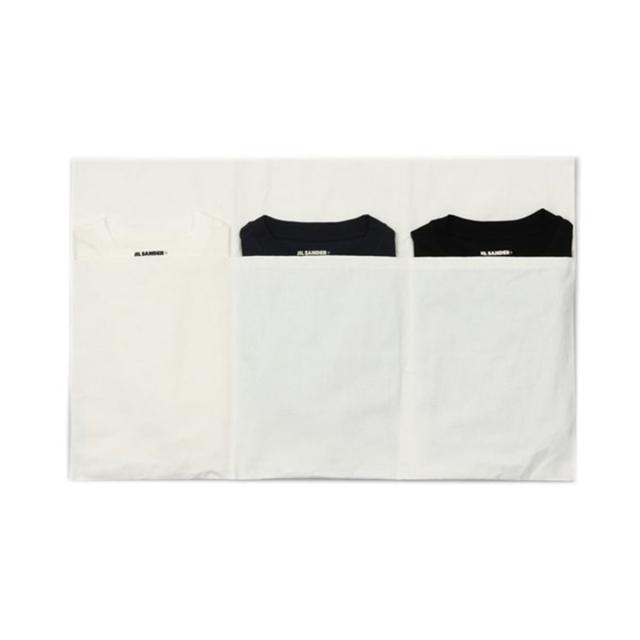 ジルサンダー Jil Sander ジルサンダー+ Tシャツ 3枚セット 半袖 トップス J47GC0001 JTN254 000 S M L T-SHIRT SS 3 PACK メンズ ブラン_6