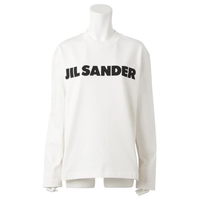 ジルサンダー Jil Sander 長袖 Tシャツ トップス アパレル J02GC0107 J45047 102 XS S クルーネック ロングスリーブ リラックスフィット_3